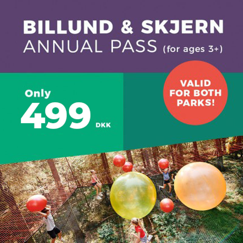A graphic with annual pass.