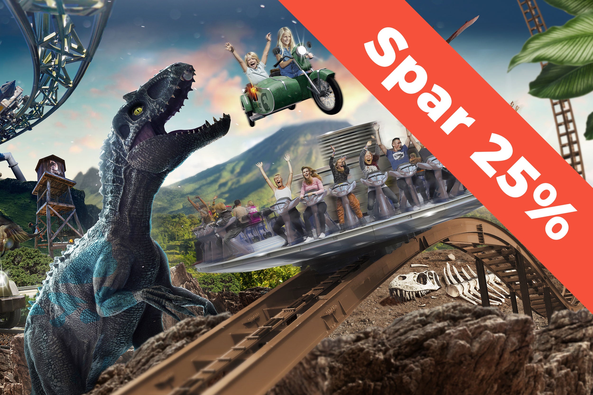 Forlystelser i Djurs Sommerland.