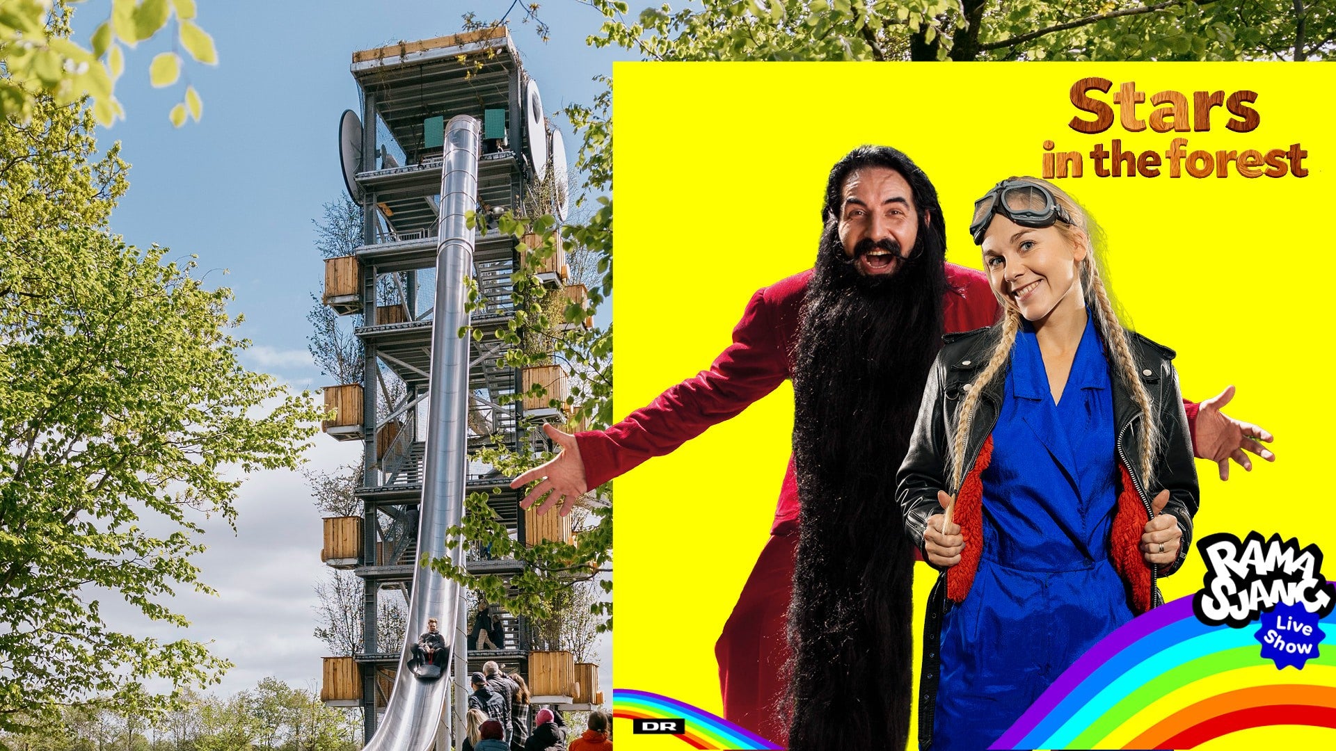 You see Hr. Skæg and Motor Mille and the GIANT